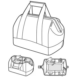 Torba podróżna Reisenthel Allrounder M - twist silver - Torby podróżne - miniaturka - grafika 5