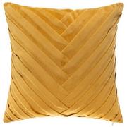 Poduszki dekoracyjne - Poduszka MIA HOME PLISA, żółta, 40x40 cm - miniaturka - grafika 1