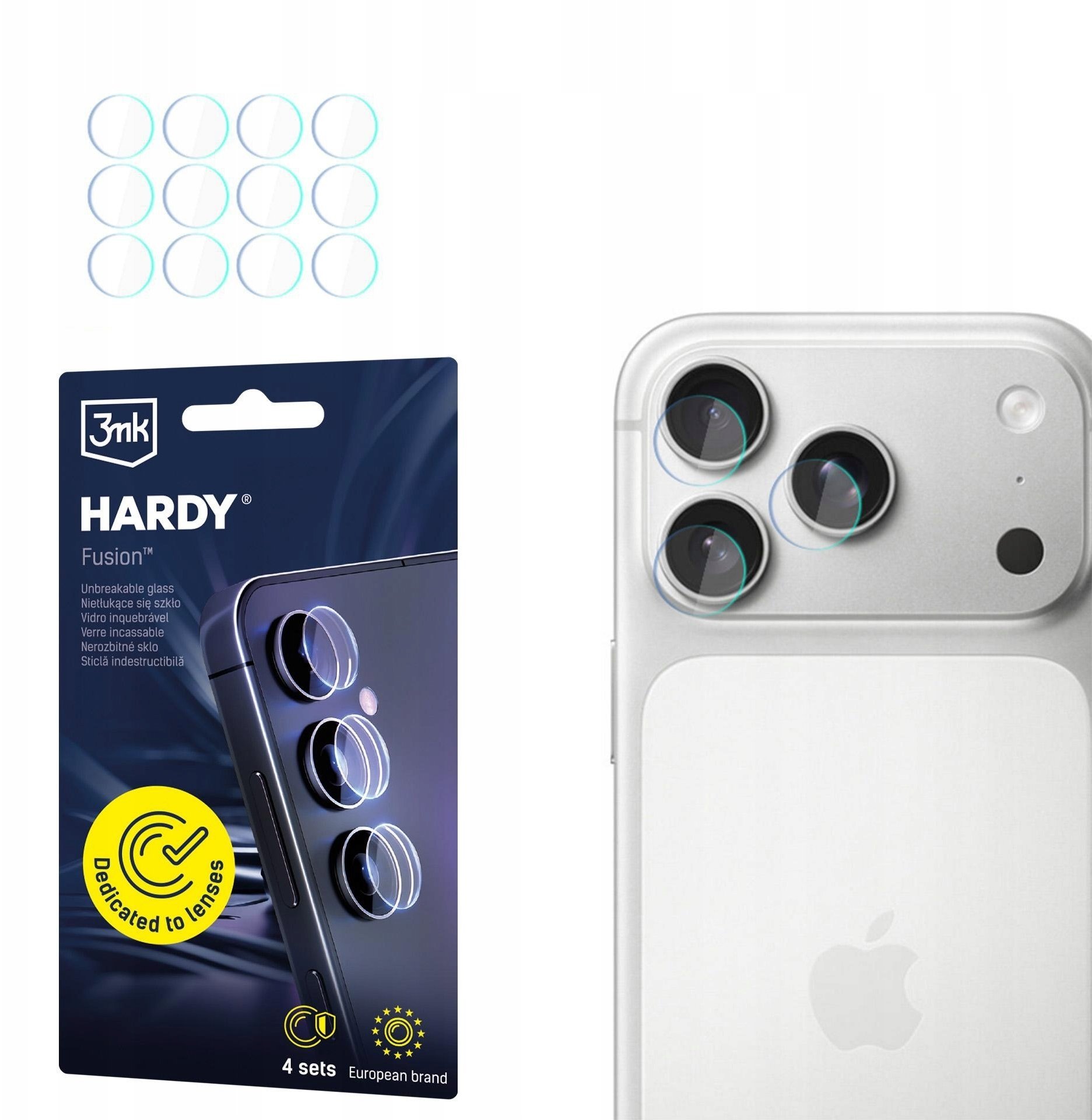 Apple iPhone 17 Pro Max - 3mk Hardy Fusion Lens Protection