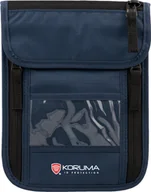 Nerki - KORUMA Paszportówka antykradzieżowa na szyję z zabezpieczniem RFID STOP Granatowy Uniwersalny - miniaturka - grafika 1