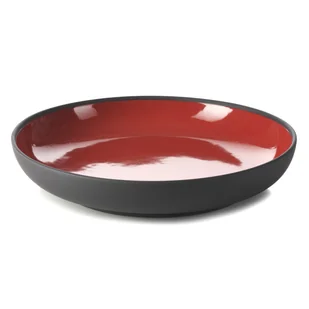 Revol SOLID talerz 23,5 cm, czerwono-czarny Pepper Red - Talerze - miniaturka - grafika 1