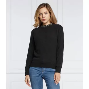 Liu Jo Sweter | Slim Fit | z dodatkiem wełny - Swetry damskie - miniaturka - grafika 1