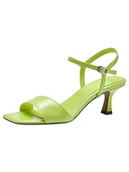 Sandały damskie - Tamaris Sandały damskie 1-1-28011-20, limonkowe patent, 41 EU, Lime Patent, 41 EU - miniaturka - grafika 1