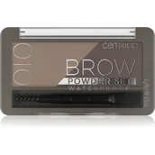 Akcesoria i kosmetyki do stylizacji brwi - Catrice Brow Powder Set Waterproof 010 Paletka do brwi 4g - miniaturka - grafika 1