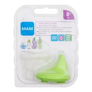MAM Spout & Valve Hard 8m+ Green kubek 1 szt dla dzieci - Kubki dla dzieci - miniaturka - grafika 1