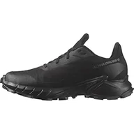 Buty trekkingowe damskie - Salomon Damskie buty trekkingowe Alphacross 5 Gore-tex, Black Ebony, 39 1/3 EU - miniaturka - grafika 1