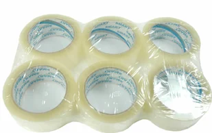 Smart Taśma pakowa 48/100y 91m transparentna SMART 6szt - Taśmy klejące - miniaturka - grafika 1