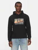 Bluzy męskie - Quiksilver Bluza EQYFT05094 Czarny Regular Fit - miniaturka - grafika 1