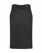 Koszulki męskie - Koszulka bez rękawów bokserka Stedman Active Sports Top Men ST8010 Black L - miniaturka - grafika 1