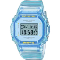 Zegarki dla dzieci - Casio Baby-G zegarek niebieski przeźroczysty prostokątny BGD-565SJ-2ER - miniaturka - grafika 1