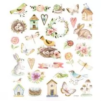 NAKLEJKI POWIEW WIOSNY 31SZT DALPRINT - Scrapbooking - miniaturka - grafika 2