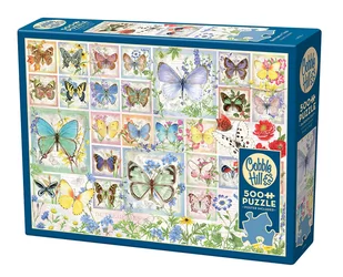 Cobble Hill, Puzzle, Kolorowe motyle, 500 el. - Puzzle - miniaturka - grafika 1