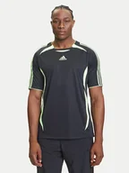 Koszulki męskie - adidas T-Shirt Teamgeist adicolor JW5872 Czarny Loose Fit - miniaturka - grafika 1