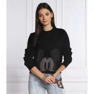 Swetry damskie - Desigual Sweter | Cropped Fit - miniaturka - grafika 1