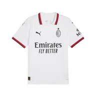 Koszulki sportowe męskie - Męska koszulka wyjazdowa AC Milan 24/25 PUMA White - miniaturka - grafika 1