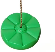 Place zabaw - Huśtawka plastikowa kwiatek jasno zielone siedzisko dla dzieci - miniaturka - grafika 1