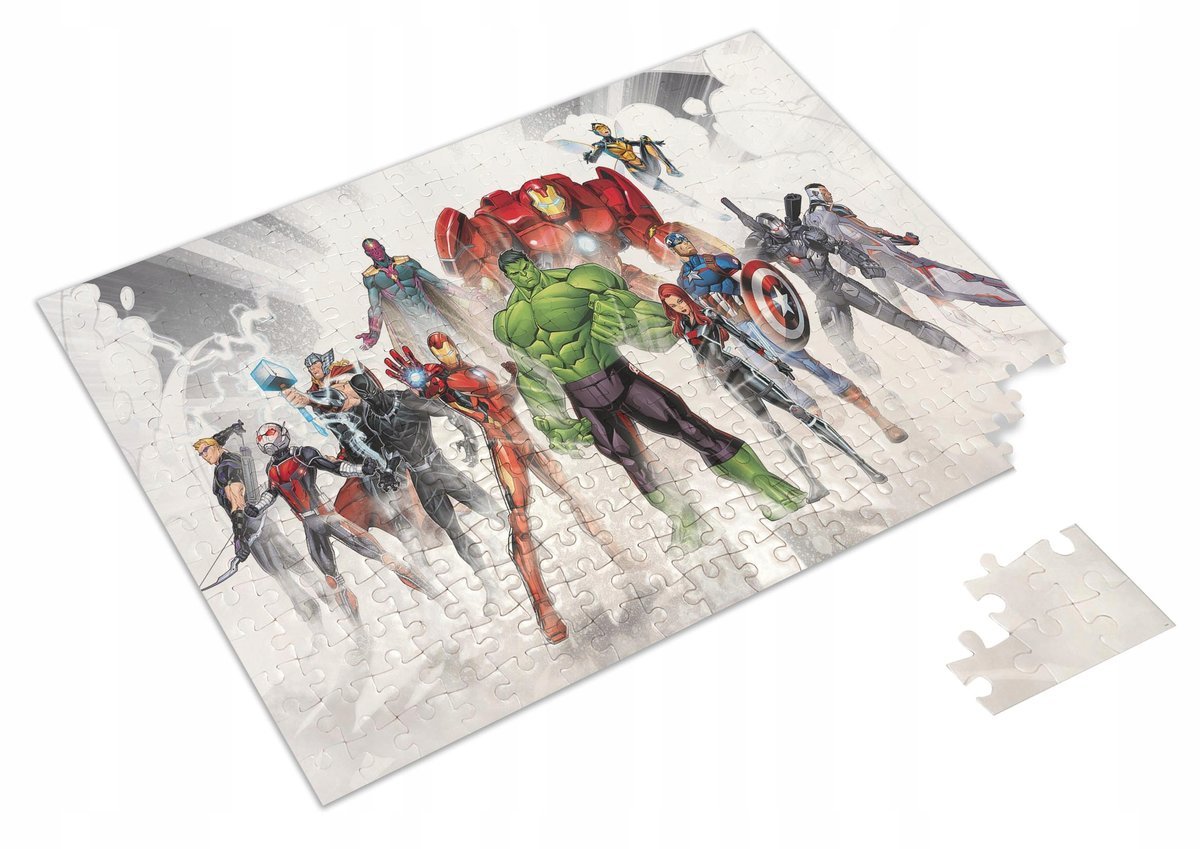 PUZZLE Bohaterowie Avengers Marvel + IMIĘ Pudełko 120 el. #7