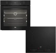 Zestawy AGD - Zestaw AGD do zabudowy Beko Piekarnik BBVM17400BDS + Płyta indukcyjna HII64700SUFT - miniaturka - grafika 1