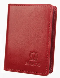 Etui Na Karty Dokumenty MARCO (PL) Wizytownik Pionowy Skóra Naturalna R-04s - Etui na dokumenty i karty - miniaturka - grafika 1
