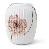 Wazony i flakony - Biały porcelanowy wazon Kähler Design Poppy, wys. 21 cm - miniaturka - grafika 1