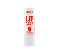 Szminki - Delia Lip Care Strawberry Pomadka Ochronna do Ust 4,9G - miniaturka - grafika 1