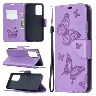 Pokrowiec König Design kompatybilny z Samsung Galaxy A52 4G / 5G / A52s etui na telefon komórkowy ze skóry syntetycznej - fioletowe etui na telefon komórkowy - Etui i futerały do telefonów - miniaturka - grafika 1