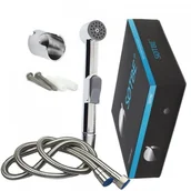 Akcesoria do armatury i ceramiki - SOTBE LARK BIDETTA UNO Zestaw bidetowy słuchawka bidetowa z wężem i uchwytem - miniaturka - grafika 1