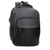 Torby na laptopy - Pepe Jeans Grays Plecak na laptopa Podwójna komora 15" Czarny 30x42x14,5 cms Poliester 18,27L, czarny, Talla única, dwukomorowy plecak na laptopa - miniaturka - grafika 1