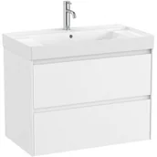 Szafki łazienkowe - Roca Ona Unik zestaw łazienkowy 80 cm umywalka z szafką biały mat A851691509 - miniaturka - grafika 1