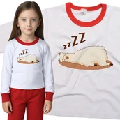 Piżamy dla dziewczynek - Piżama dziecięca Śpiaca Lama Alpaka 98/104 - VoloDonum - miniaturka - grafika 1