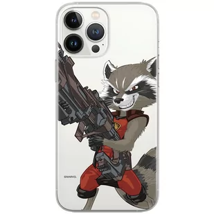 Etui Marvel dedykowane do Xiaomi REDMI 9A, wzór: Rocket 008 Etui częściowo przeźroczyste, oryginalne i oficjalnie licencjonowane - Etui i futerały do telefonów - miniaturka - grafika 1
