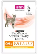Mokra karma dla kotów - PRO PLAN Veterinary Diets OM St/Ox Obesity Management Karma dla kotów z kurczakiem 12x85g - miniaturka - grafika 1