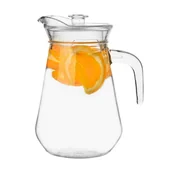 Dzbanki i imbryki - Tadar Szklany Dzbanek z Pokrywką do Napojów 1,3l - miniaturka - grafika 1