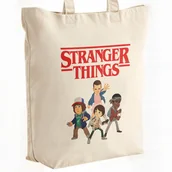Torby męskie - Torba bawełniana Premium Stranger Things Eleven Hawkins Dla Fanów Serialu - miniaturka - grafika 1