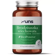 Witaminy i minerały dla sportowców - UNS Brodziuszka Wiechowata 10% Andrografolidów Ekstrakt 10:1 60vegcaps - miniaturka - grafika 1