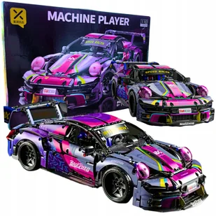 Zestaw Klocków Klocki Samochód Sportowy Do Zbudowania Porsche 1600 el. - Klocki - miniaturka - grafika 1
