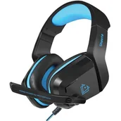 Słuchawki - VERTUX Shasta Czarno-niebieski - miniaturka - grafika 1