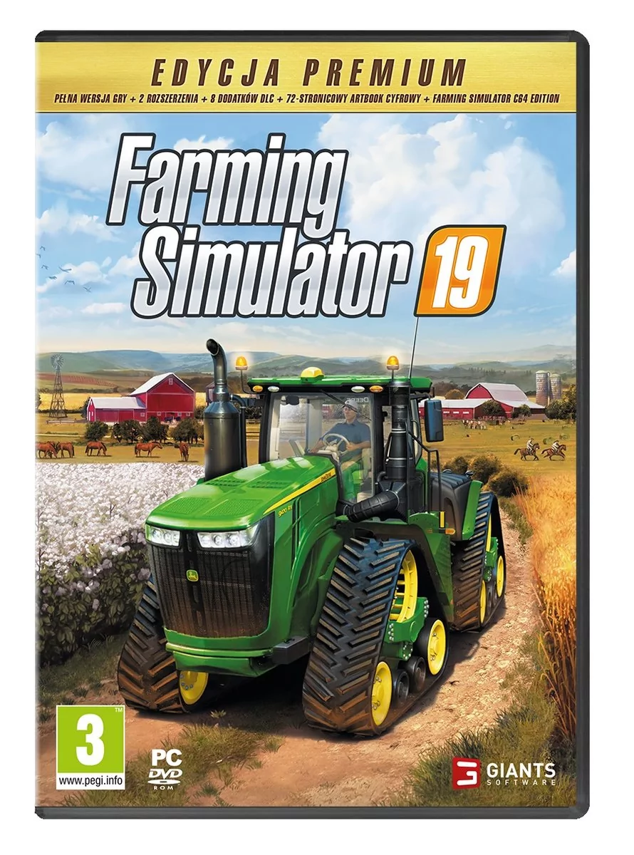Farming Simulator 19 Edycja Premium GRA PC