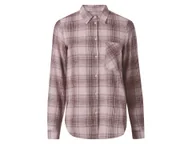 Koszule damskie - esmara® Koszula flanelowa damska (Różowy, XS (32/34)) - miniaturka - grafika 1