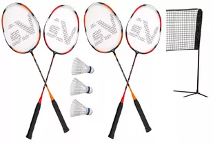 ZESTAW DO BADMINTONA PRO RAKIETKI SIATKA SPORTVIDA - Badminton - miniaturka - grafika 1