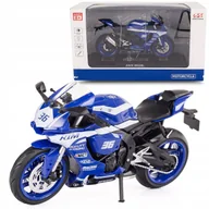 Samochody i pojazdy dla dzieci - Motor, Motocykl Sportowy, Zabawka Metalowy Ścigacz 1:12 Dźwięki - miniaturka - grafika 1