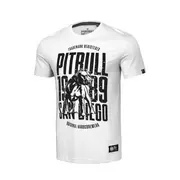 Koszulki sportowe męskie - Pit Bull T-Shirt Koszulka San Diego Lekka White - miniaturka - grafika 1