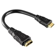 Kable komputerowe i do monitorów - Hama Kabel Mini HDMI HDMI 0.1 m - miniaturka - grafika 1