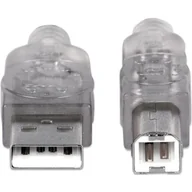 Kable USB - Manhattan Kabel USB a-b m/m5 m (srebrny) 345408 - miniaturka - grafika 1