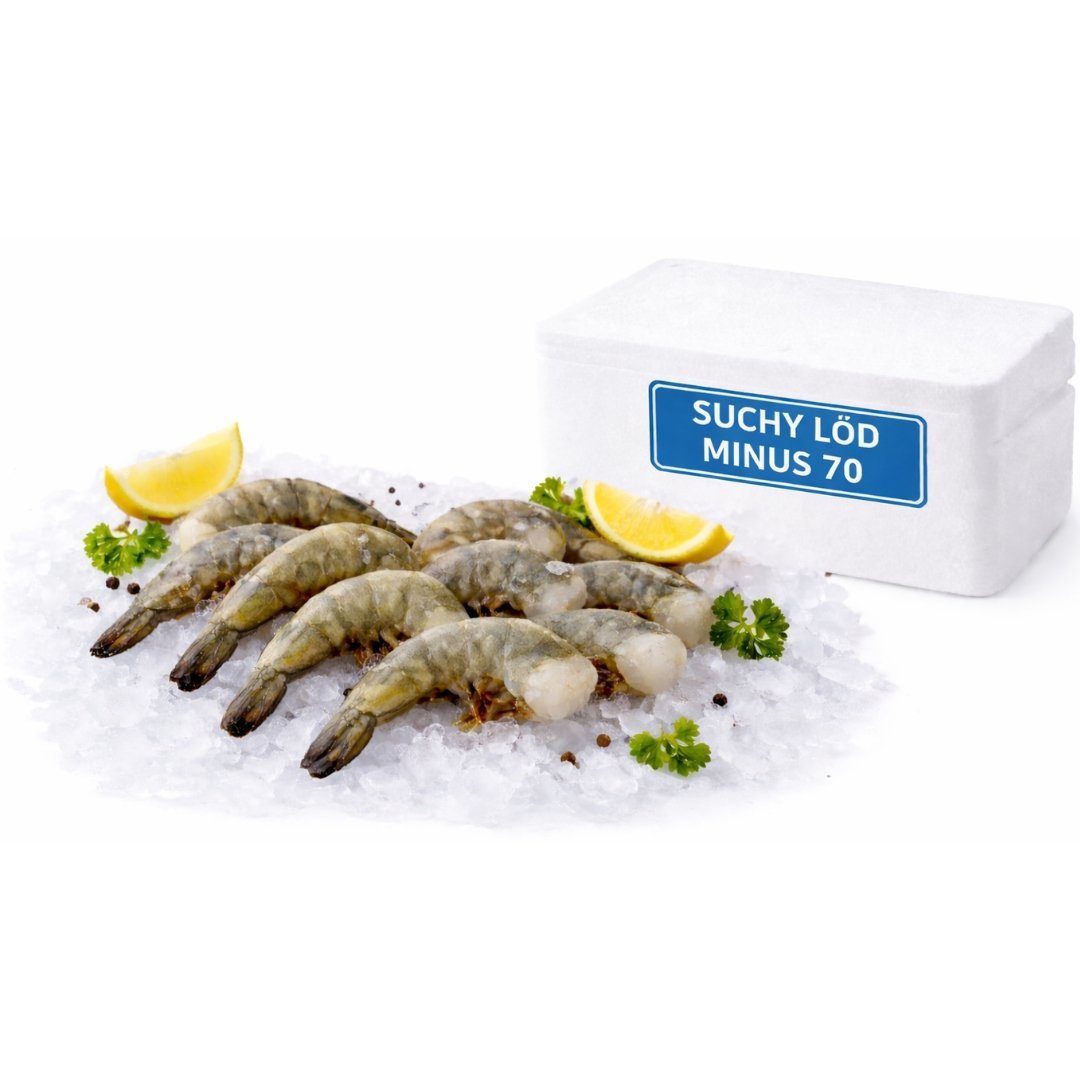 Krewetka cała Black Tiger głęboko mrożona 2/4 800g