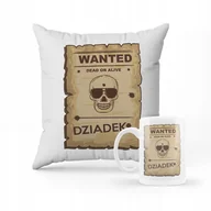 Gadżety dla niej i dla niego - ZESTAW PODUSZKA + KUBEK PREZENT NAJLEPSZY DZIADEK DZIEŃ DZIADKA DZIADEK #22 - miniaturka - grafika 1