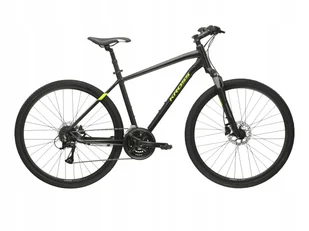 Rower crossowy męski KROSS EVADO 4.0 M 28" M (19") CZARNY ZIELONY MATOWY - Rowery - miniaturka - grafika 1