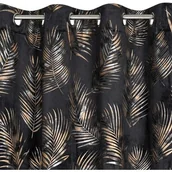 Zasłony - Zasłona EUROFIRANY Gloria 2 140 x 250 cm Czarno-szampański - miniaturka - grafika 1