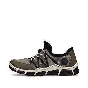 Rieker Damskie buty trekkingowe L0657, ZIELONY, 39 EU - Buty trekkingowe damskie - miniaturka - grafika 1