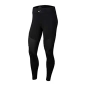 Spodnie damskie - Nike damskie spodnie sportowe W NP AEROADPT TIGHT, kolor czarny/(metaliczny srebrny), L - miniaturka - grafika 1